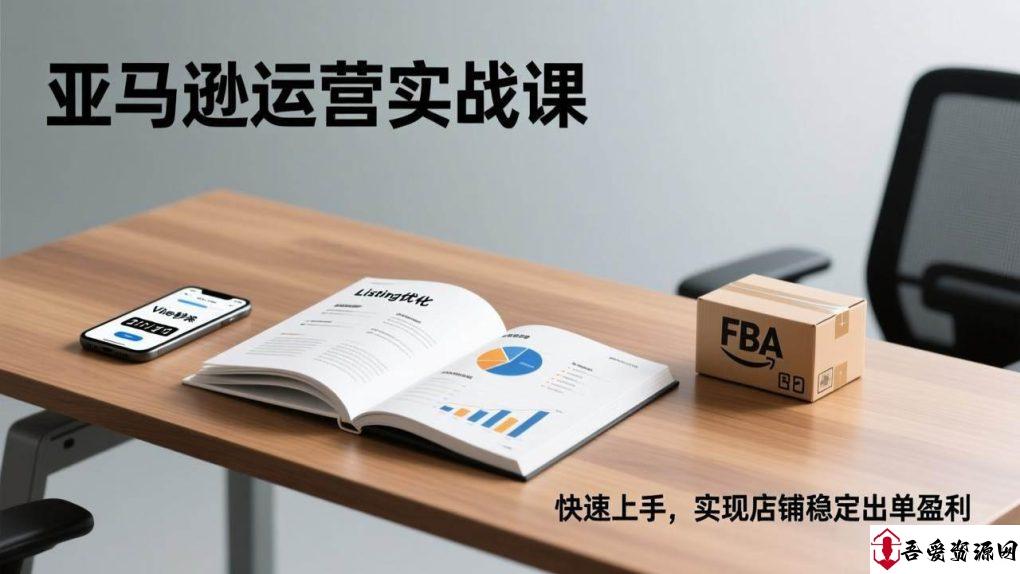 (17287期)亚马逊运营实战课,Listing优化、Vine秒杀、FBA发货,快速上手,实现店铺稳定出单盈利